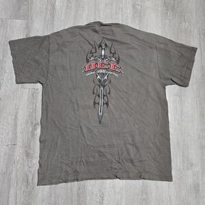 Vintage Y2K Orange County Choppers Gray Tee Biker Motorcycle